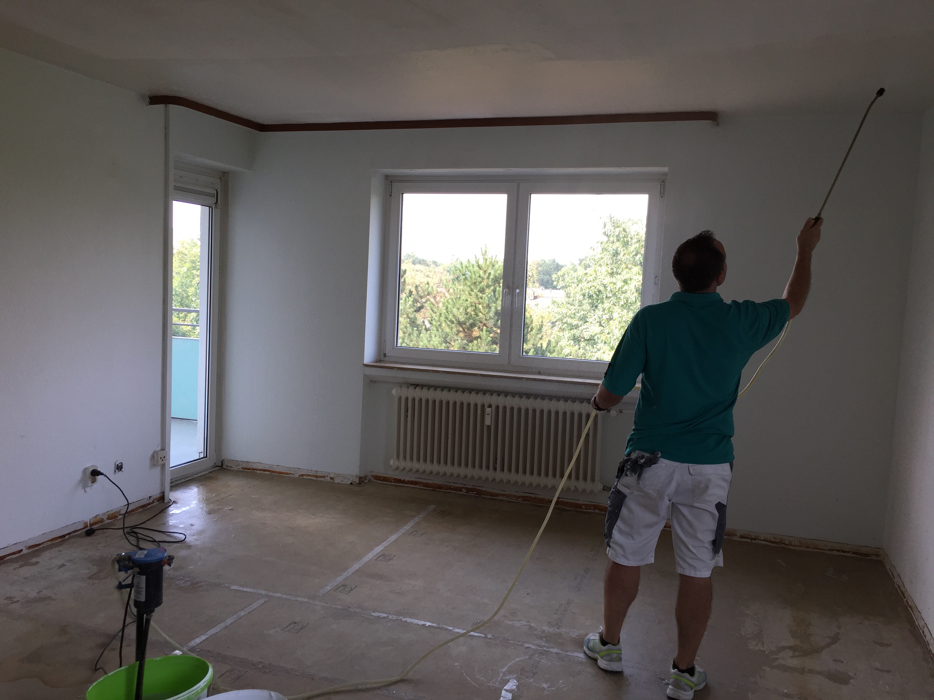 Renovierung einer 4 Zimmerwohnung in Frankfurt. 